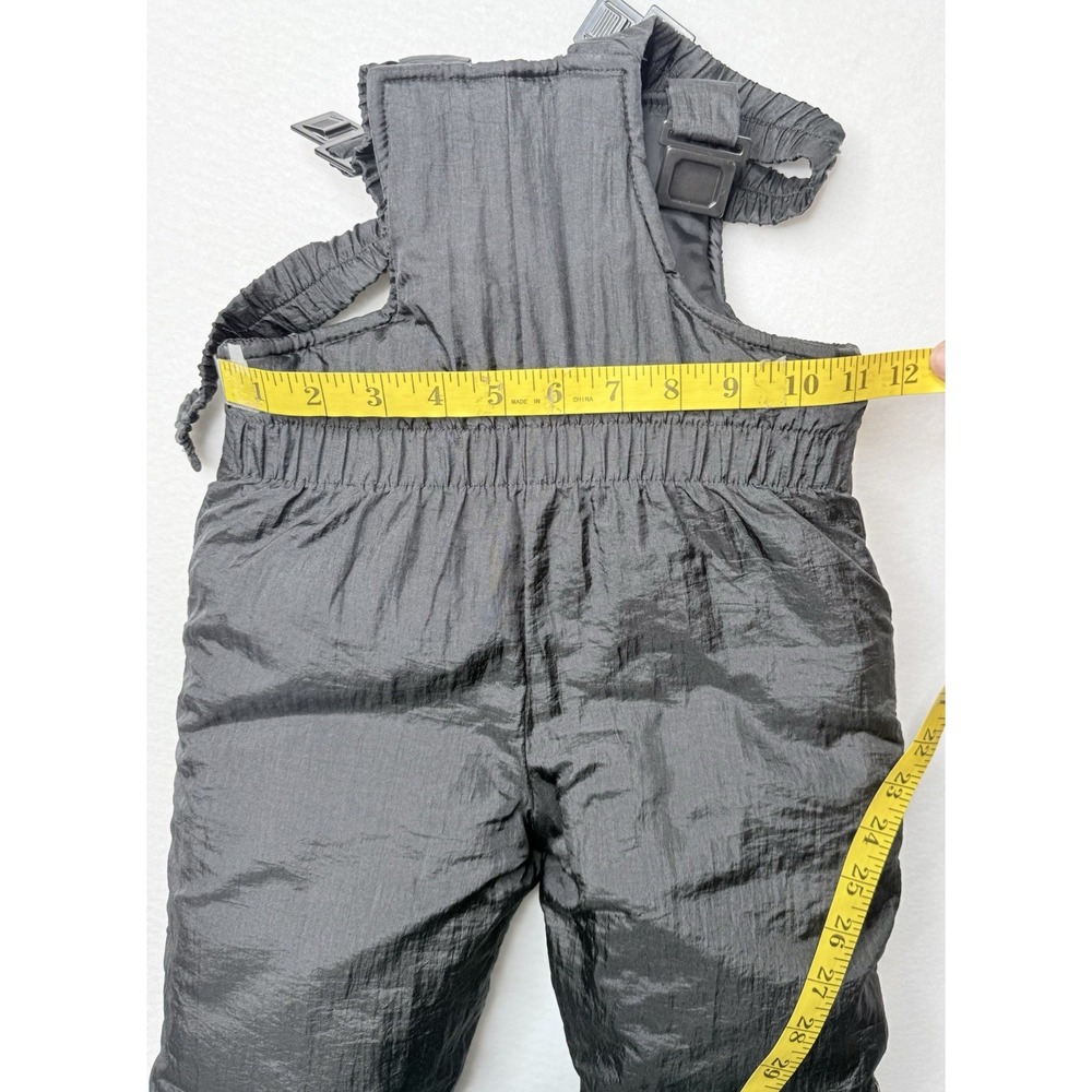 SESAME STREET Bibbed Overalls Snow Ski Pants Black Size 2T Kidcore Toddler Child - Picture 8 of 8